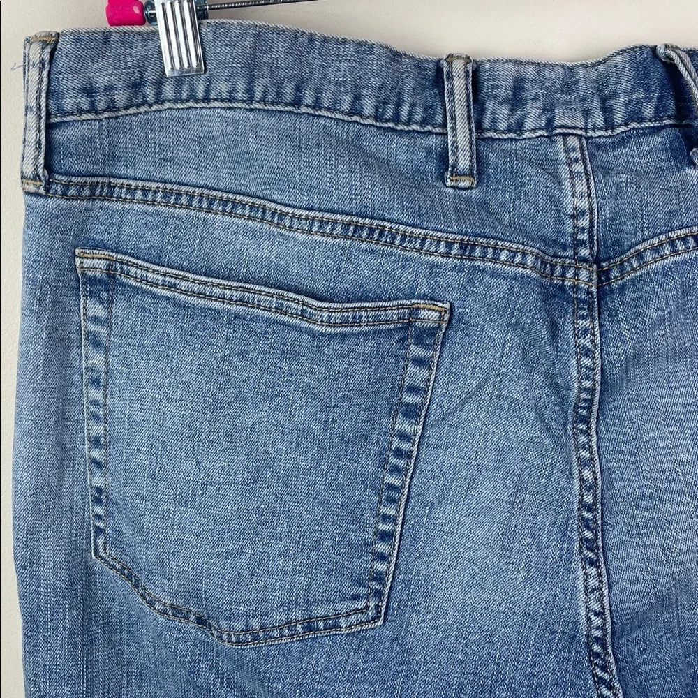 Gap Denim Slim Jeans Light Wash Distressed 38x32